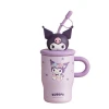 The new cartoon kt water cup has a high appearance level. It is a stainless steel cup with a handle and straw, a portable insulated cup for female students Item Picture